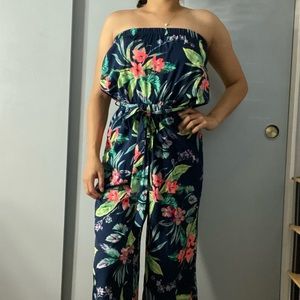 Floral Jump suit